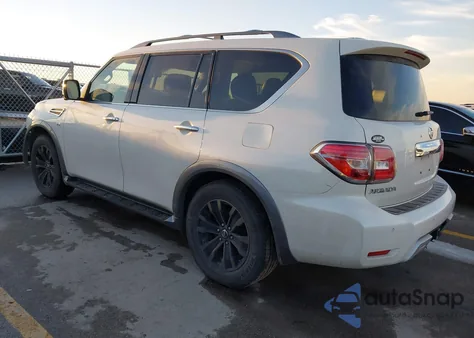 2018 Nissan Armada Platinum z USA, uszkodzony, nr VIN JN8AY2ND4J9051359